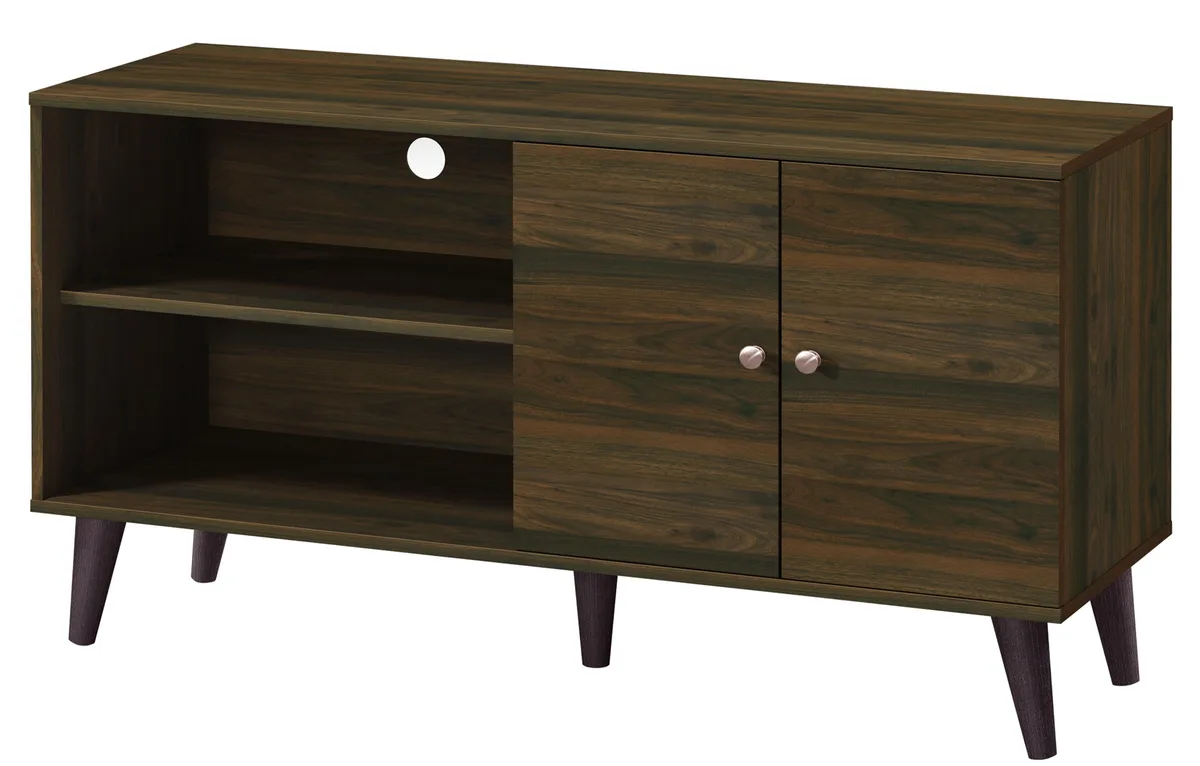 tuphen tuphen Amidon TV Stand 47.3" Walnut 2 Shelves Cabinet — product photo