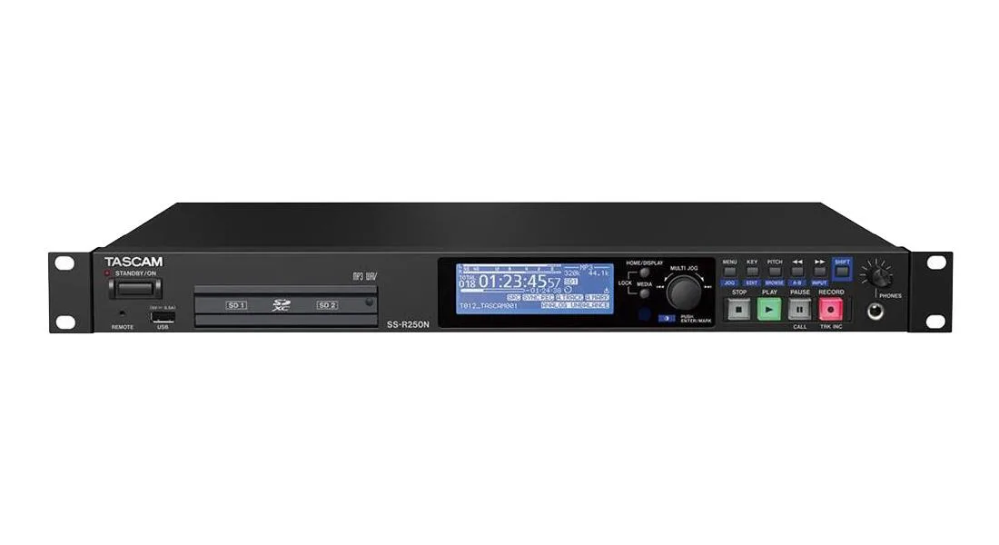 TASCAM TASCAM SS-R250N Solid State Recorder with Networking — product photo