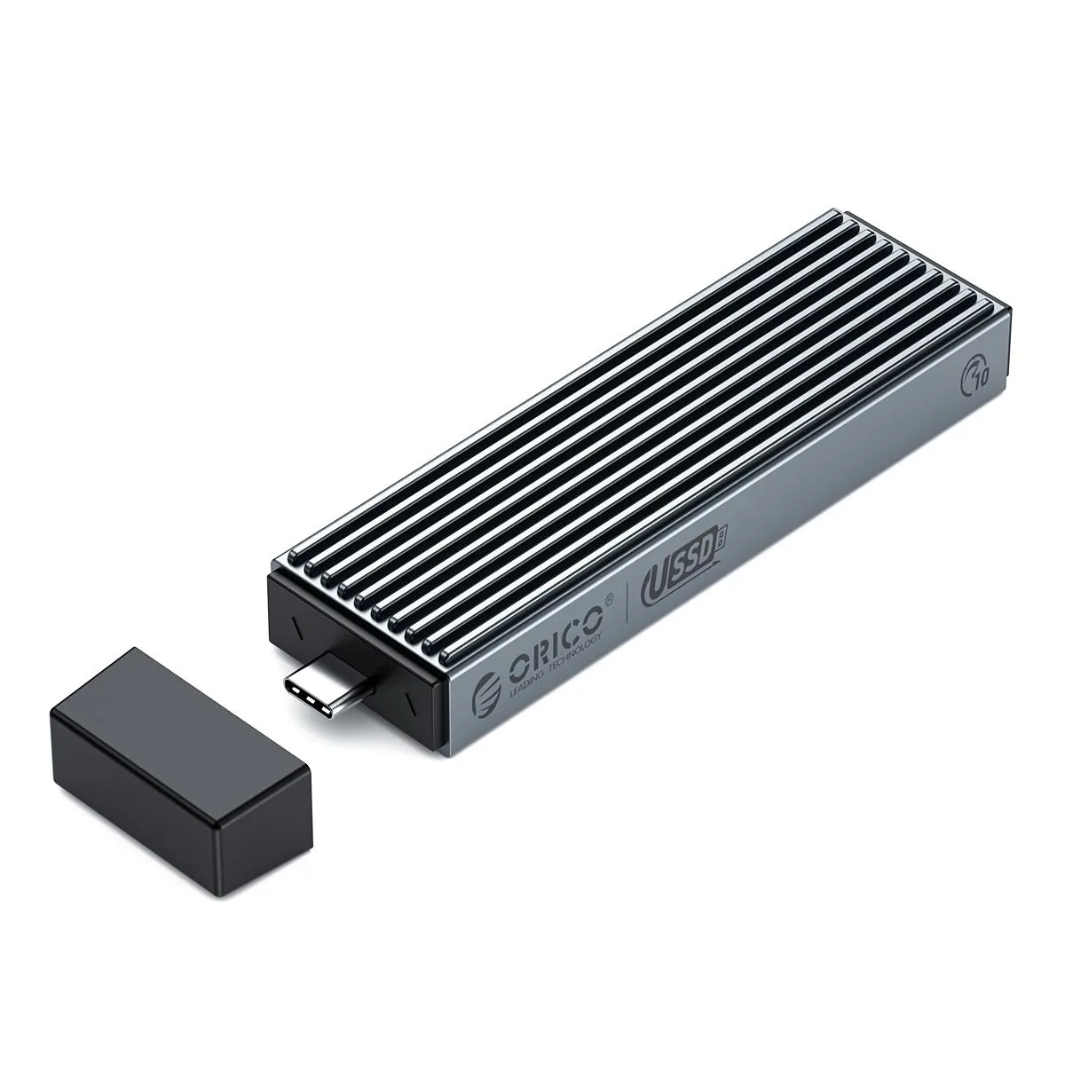 Orico Orico M2PJH M.2 NVMe SATA Enclosure USB-C 10Gbps 2230-2280 Aluminum — product photo