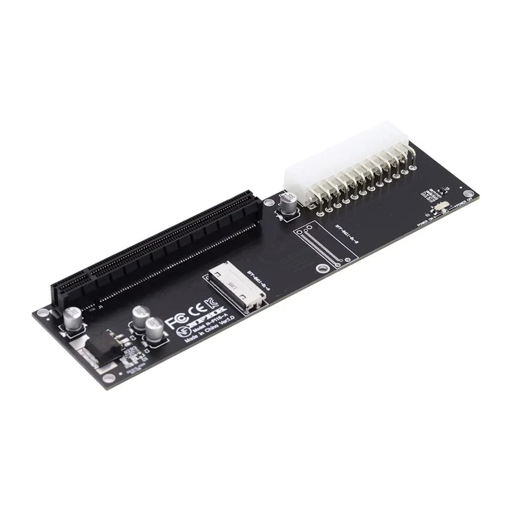 LORDWORLD LORDWORLD 8X Oculink SFF-8612 8611 to PCIe 16x Adapter with ATX 24pin Power Port — product photo