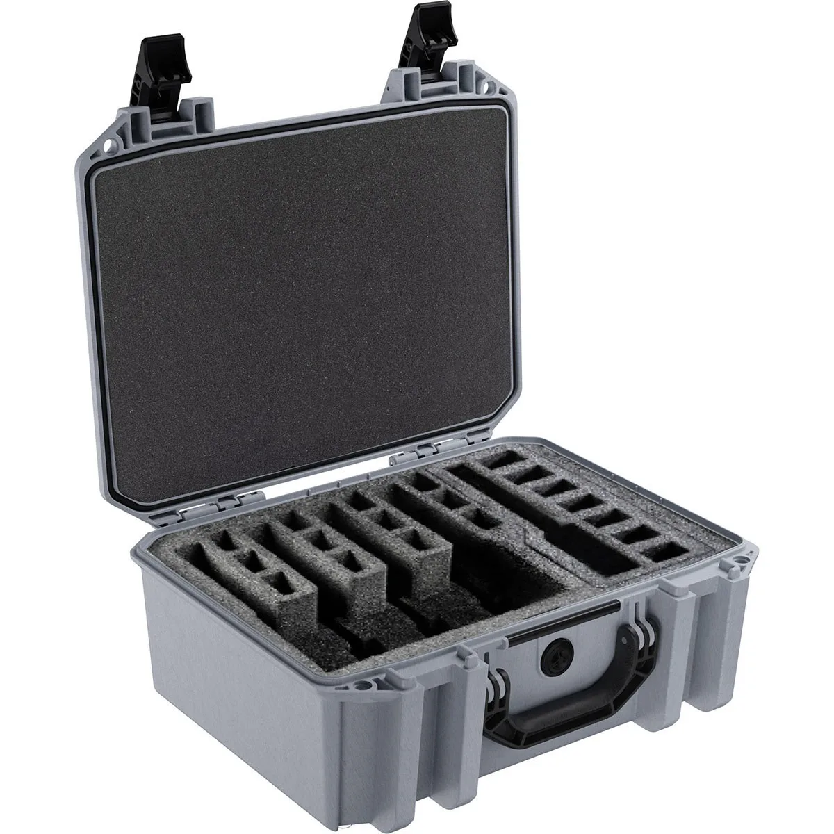 Pelican Products, Inc. Pelican Products, Inc. Vault V300 5-Pistol Case with Custom Foam, Gray — product photo