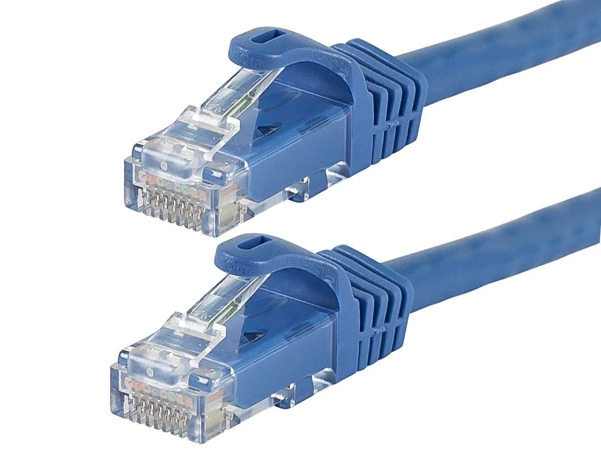 Monoprice Inc. Monoprice 111303 Cat5e Ethernet Cable 0.6096 m Blue 350 MHz 24 AWG — product photo