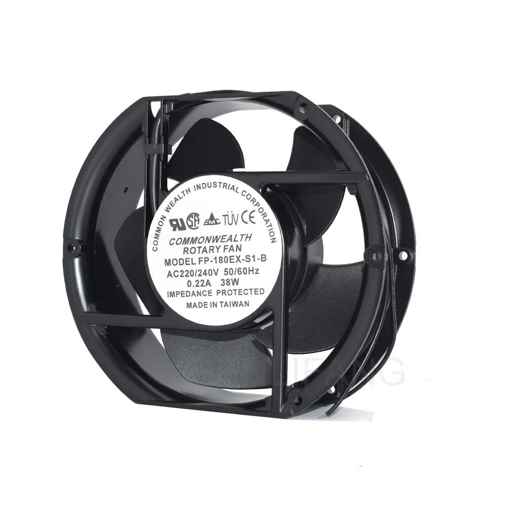 Lemincrash Lemincrash FP-108EX-S1-B 172x150x51mm AC220/240V 0.22A 38W case fan — product photo