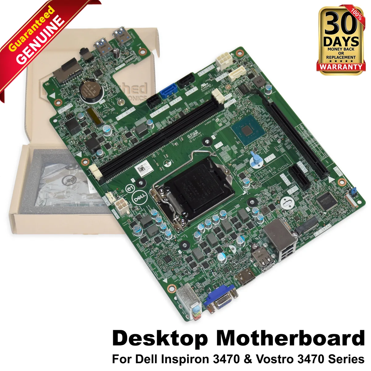DELL DELL Inspiron Vostro 3470 Motherboard H370 LGA1151 D02VH laptop replacement part — product photo