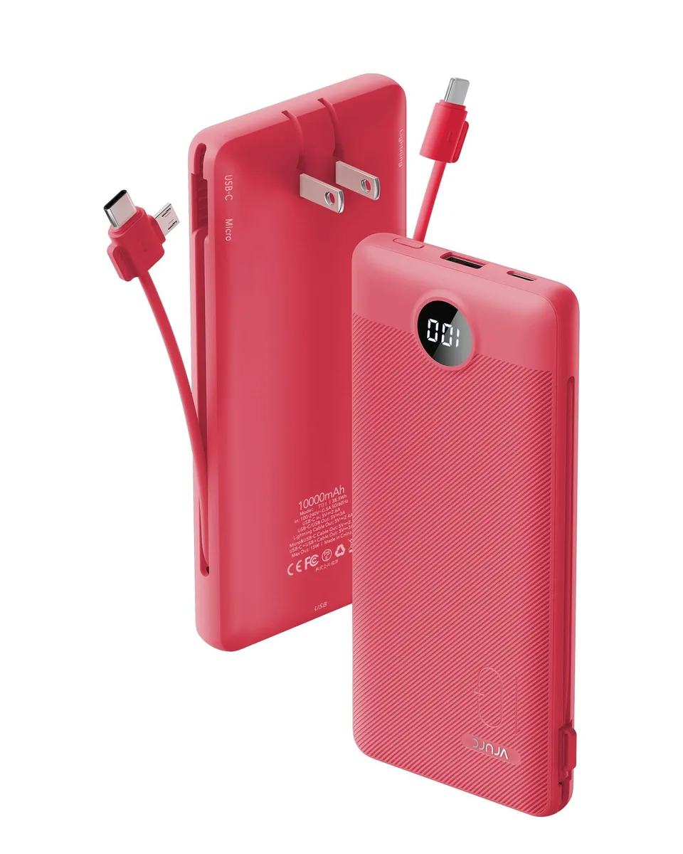 No Sew No Sew T01 power bank 10000mAh Viva Magenta — product photo