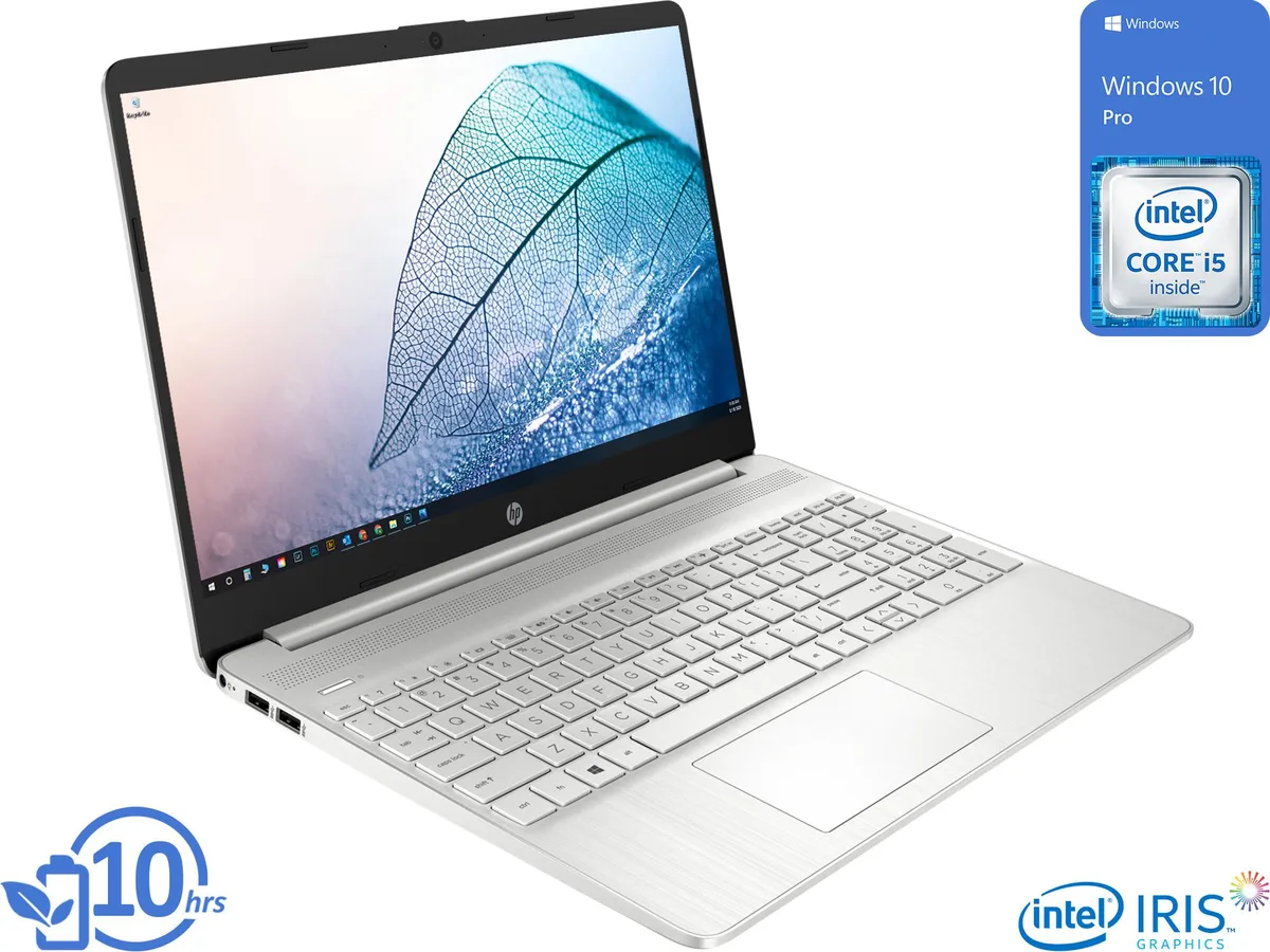 HP HP 15 laptop Core i5-1135G7 16GB 512GB NVMe SSD 15.6" HD Windows 10 Pro — product photo