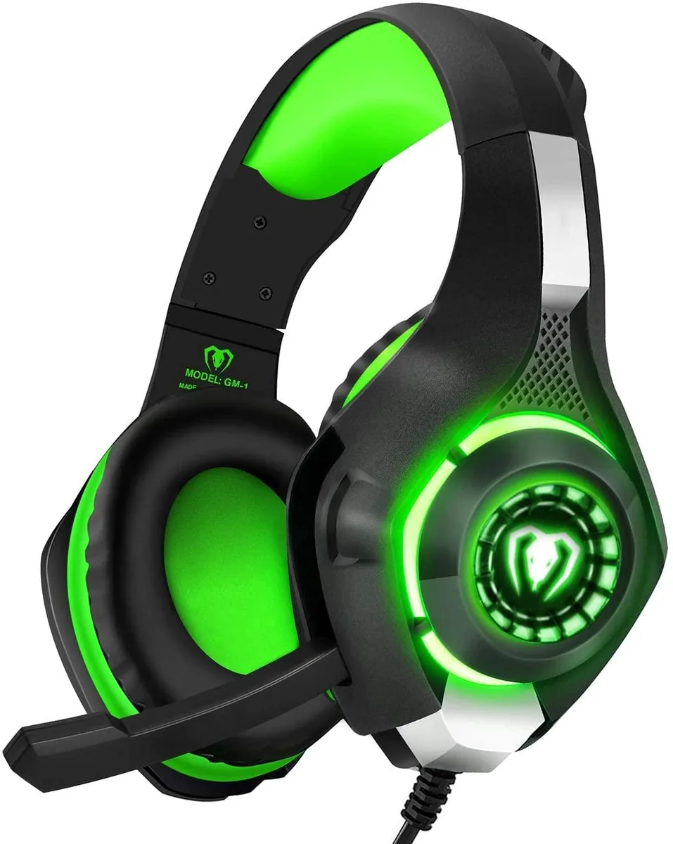  BlueFire CW49G-BF-1-123 Gaming Headset Green 3.5mm 40mm 32ohm 105dB — product photo