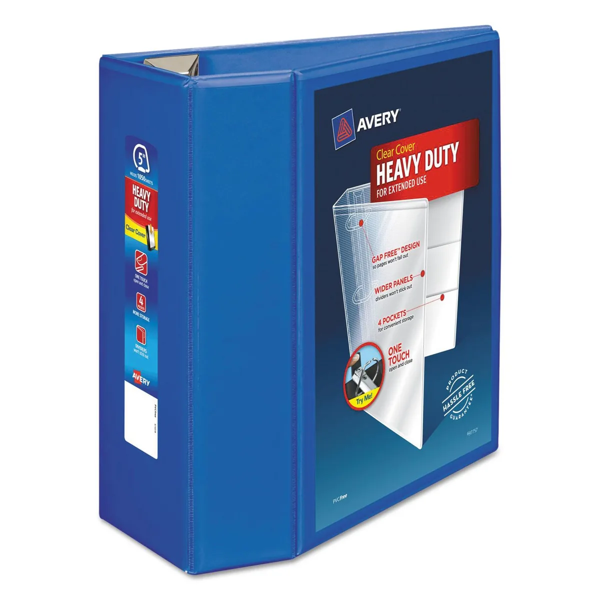 Avery Avery AVE79817 5 in Heavy-Duty View Binder Pacific Blue — product photo