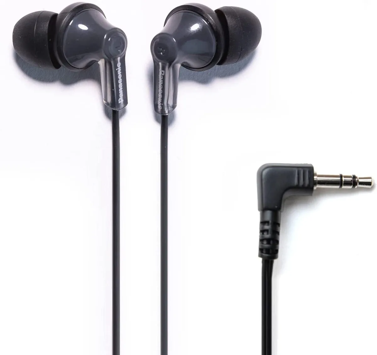 Panasonic Panasonic RP-HJE120-K ErgoFit Wired Earbuds 3.5mm No Mic Black — product photo