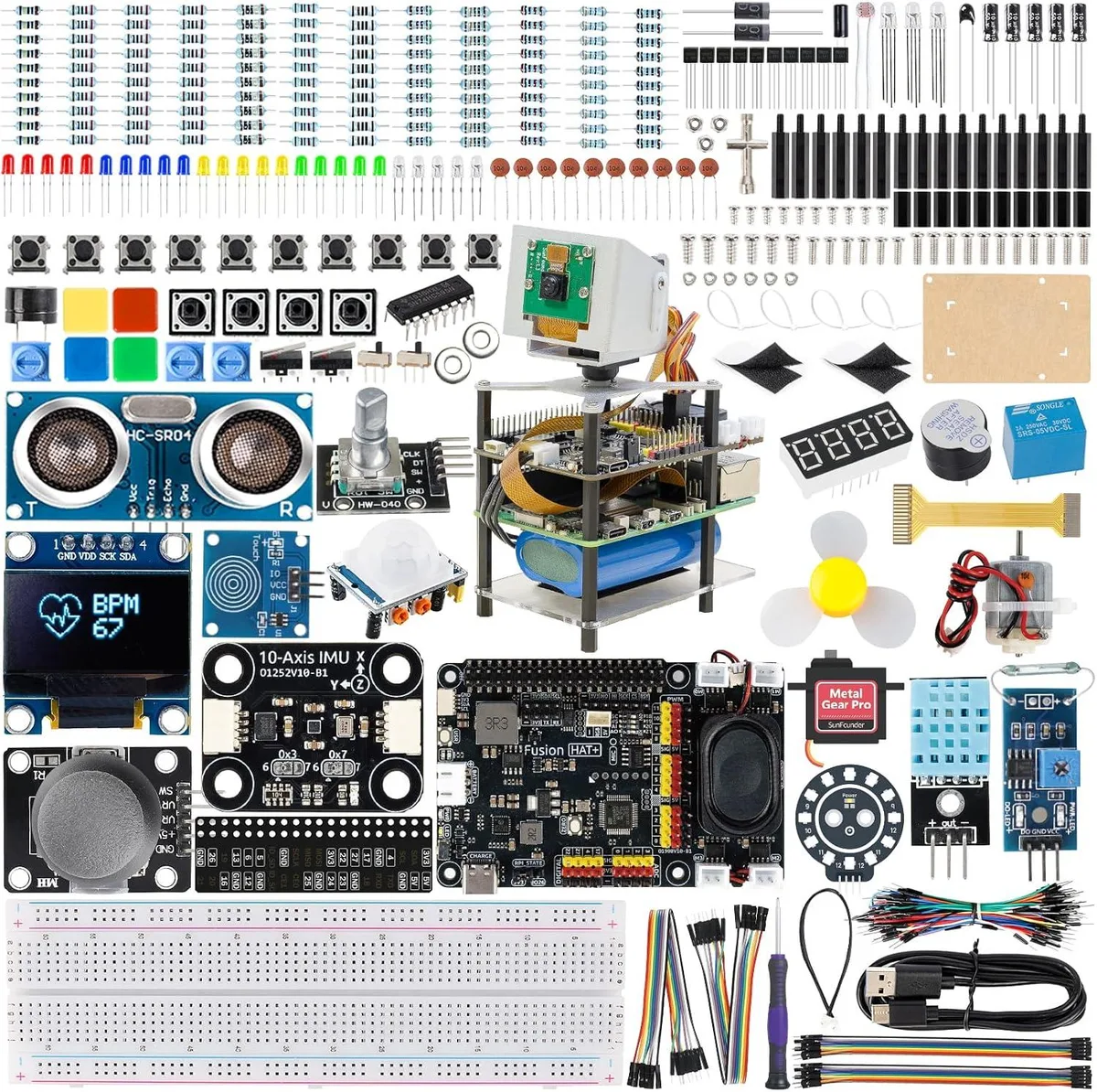 MCDODO MCDODO AI Fusion Lab Kit 10DOF Pan-Tilt HAT Raspberry Pi 5/4/3B+/Zero 2W — product photo