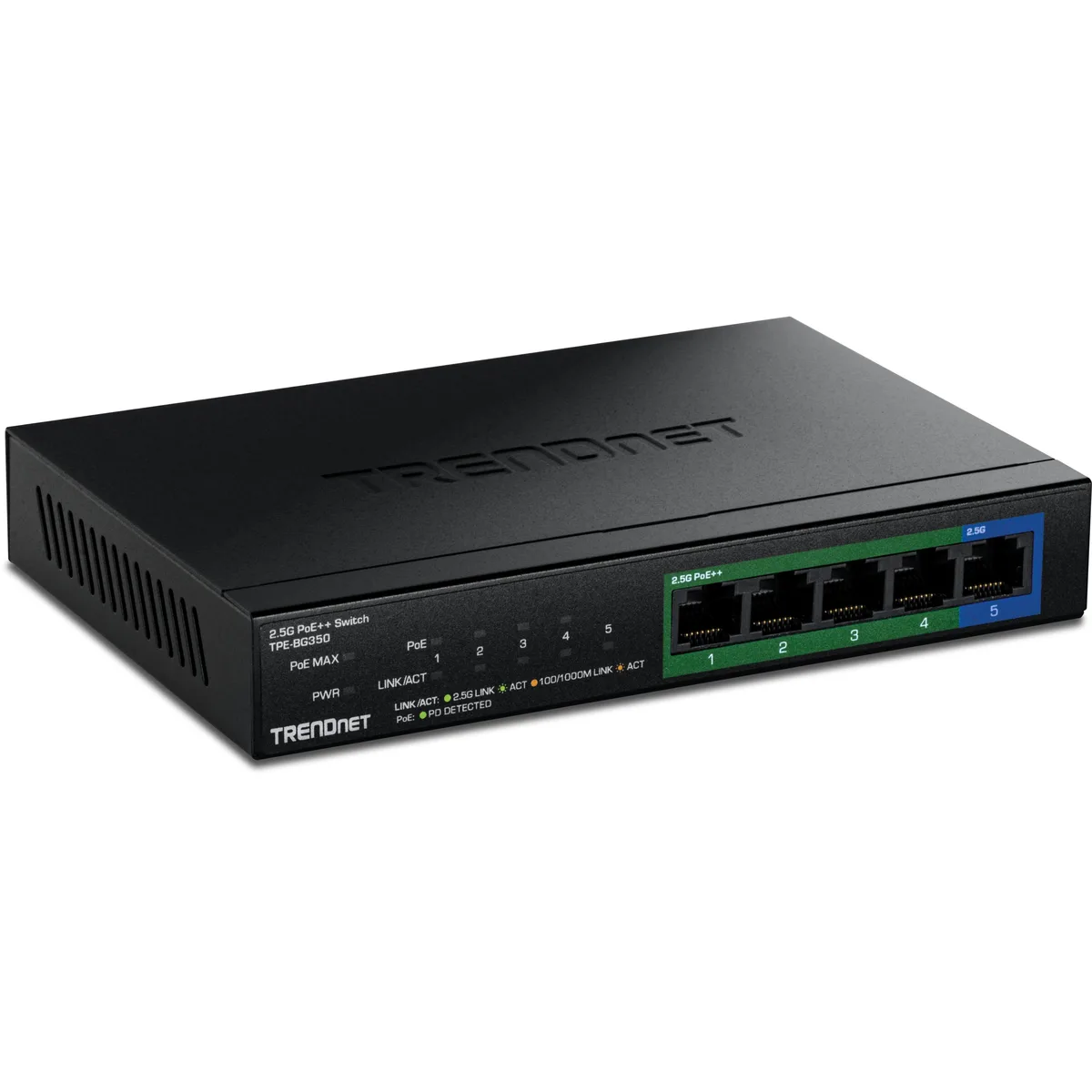 TRENDnet TRENDnet TPE-BG350 5-Port 2.5G PoE++ network switch — product photo