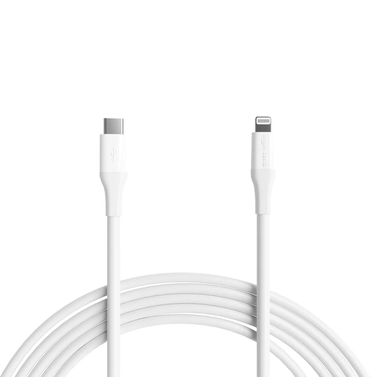 AmazonBasics USB-C to Lightning Cable 10 ft White — product photo