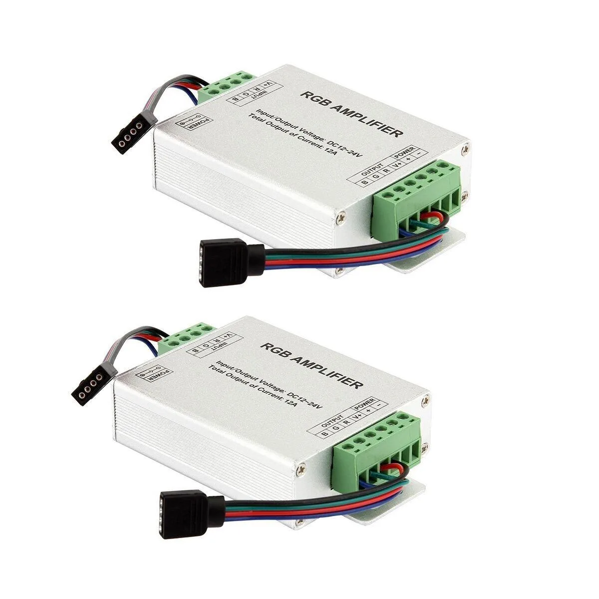 KEHIPI KEHIPI 2pack-amp 12A 3-Channel RGB Amplifier 2-Pack Lighting — product photo