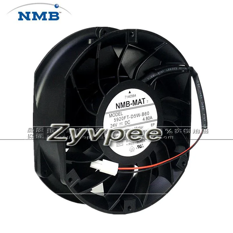 Zyvpee Zyvpee 5920FT-D5W-B60 170 mm 24 V 4.8 A 2-pin axial case fan — product photo