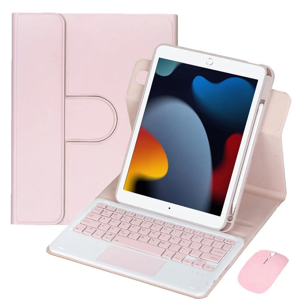 Timoom Timoom A1893 9.7" Keyboard Folio with Trackpad Pink — product photo