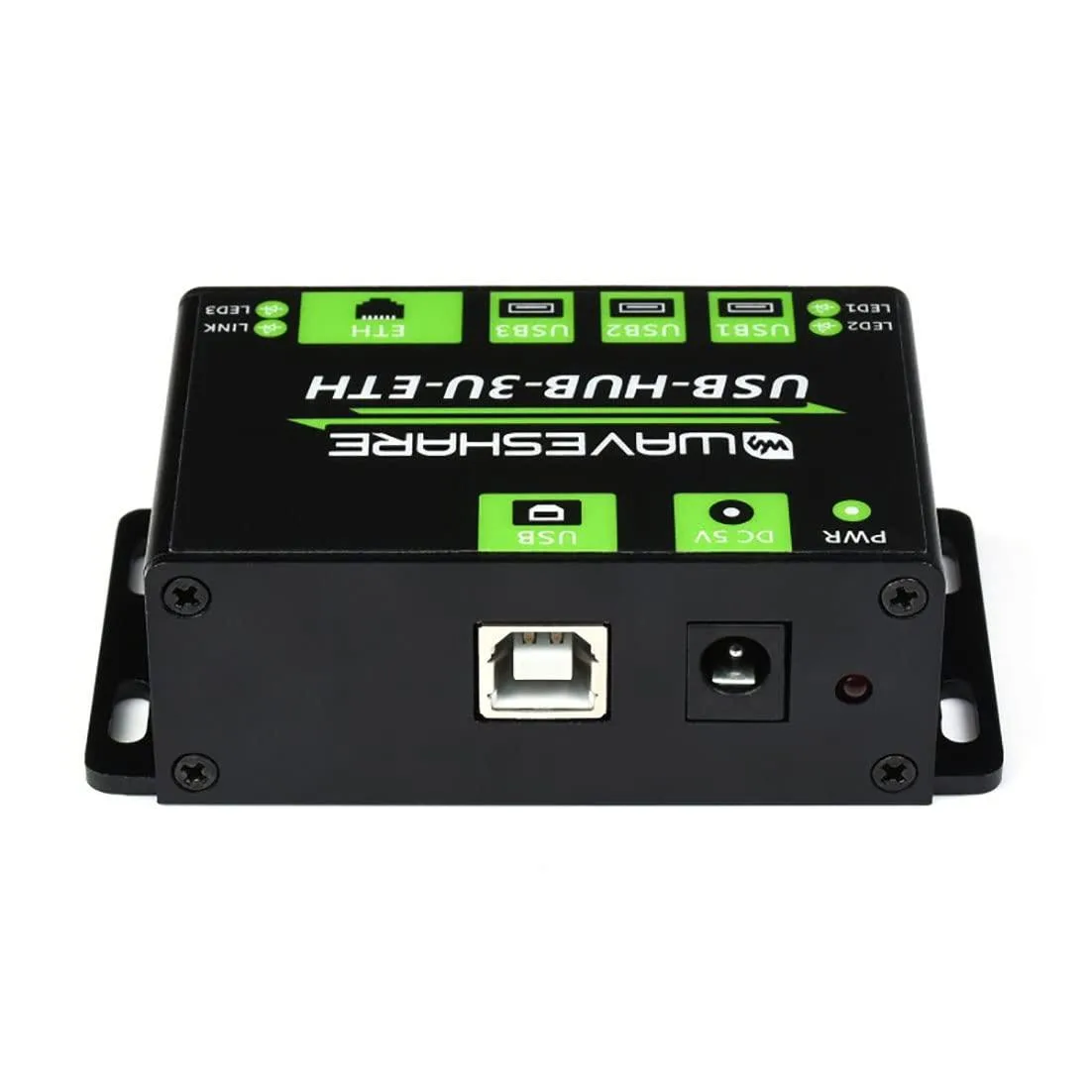 LORDWORLD LORDWORLD Industrial USB Hub 3×USB 2.0 100M Ethernet — product photo