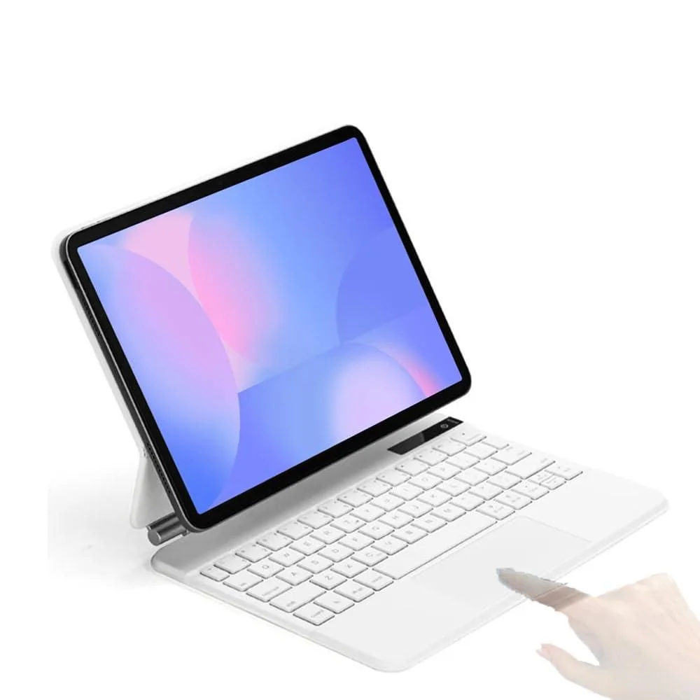 Timoom Timoom Magnetic Keyboard Case with Trackpad for 13.1" Galaxy Tab S10 FE Plus SM-X620/X626B White — product photo