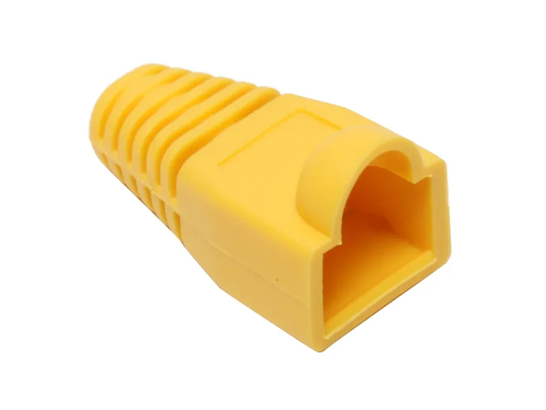 BYTECC INC BYTECC INC C6BOOT-Y Yellow Snagless Boots for RJ45 50-Pack — product photo