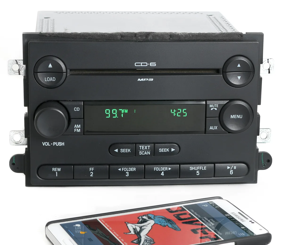 1 Factory Radio 1 Factory Radio 2007 Mercury Milan Ford Fusion AM FM 6 Disc CD Receiver Bluetooth 7E5T-18C815-AD — product photo