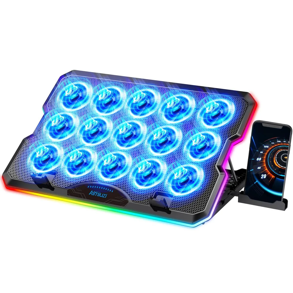  ENHANCE F15 Laptop Cooling Pad 15 Fans 17.3in 7 Heights — product photo