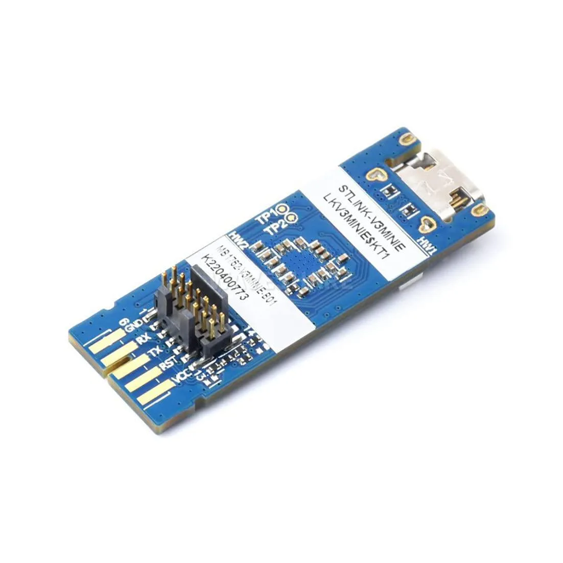 LORDWORLD LORDWORLD Tiny STLINK-V3MINIE Debugger Programmer 15x42mm 24MHz — product photo