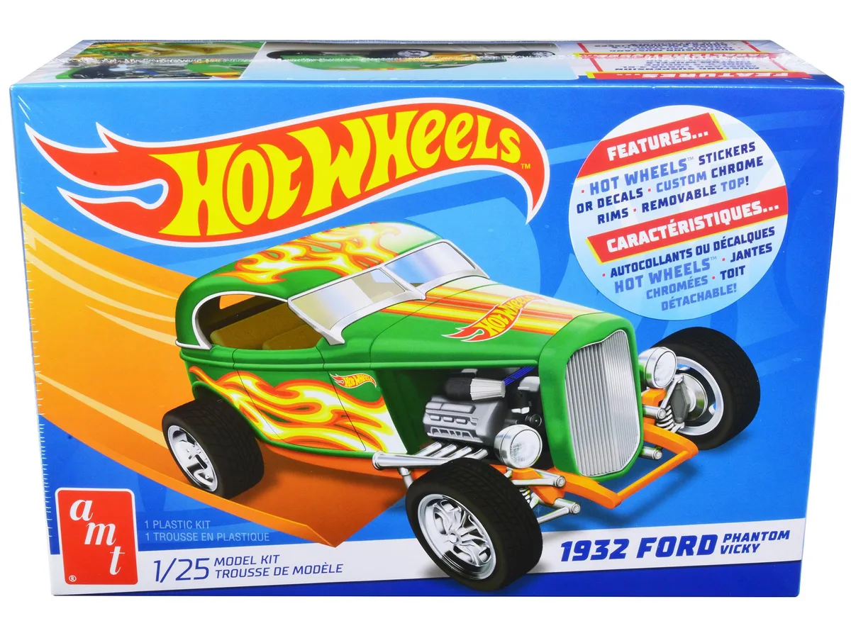 AMT AMT 1932 Ford Phantom Vicky Hot Wheels 1/25 Scale Model Kit — product photo
