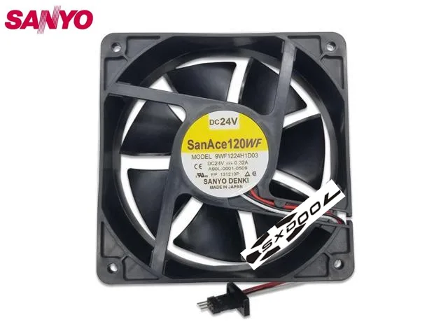 SXDOOL SXDOOL 9WF1224H1D03 120×120×38mm DC24V 0.32A 46dB Case Fan — product photo