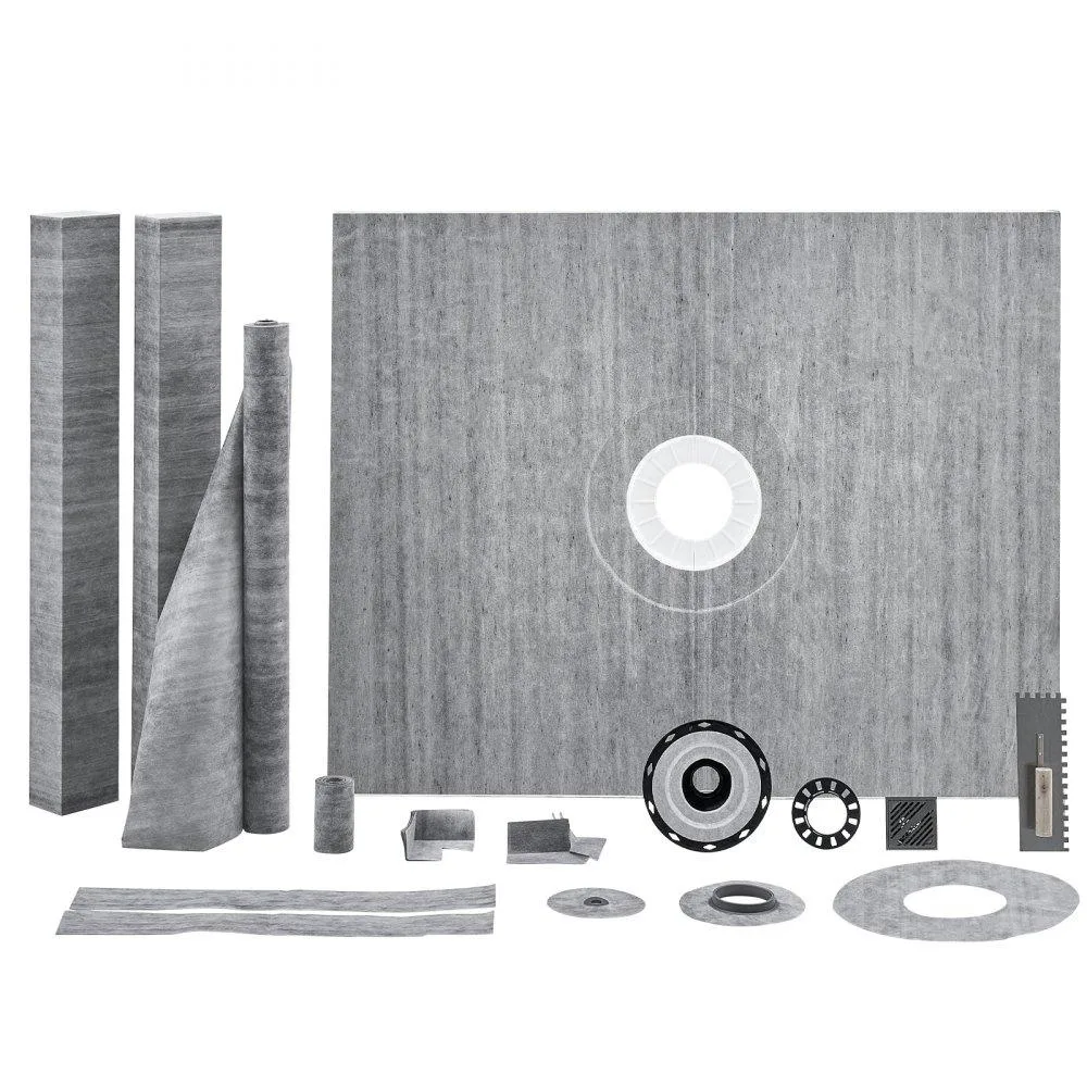 VEVOR VEVOR JQ-4860P Shower Pan Kit 60x48x1.1 inch 28mm 304 Stainless Grate — product photo