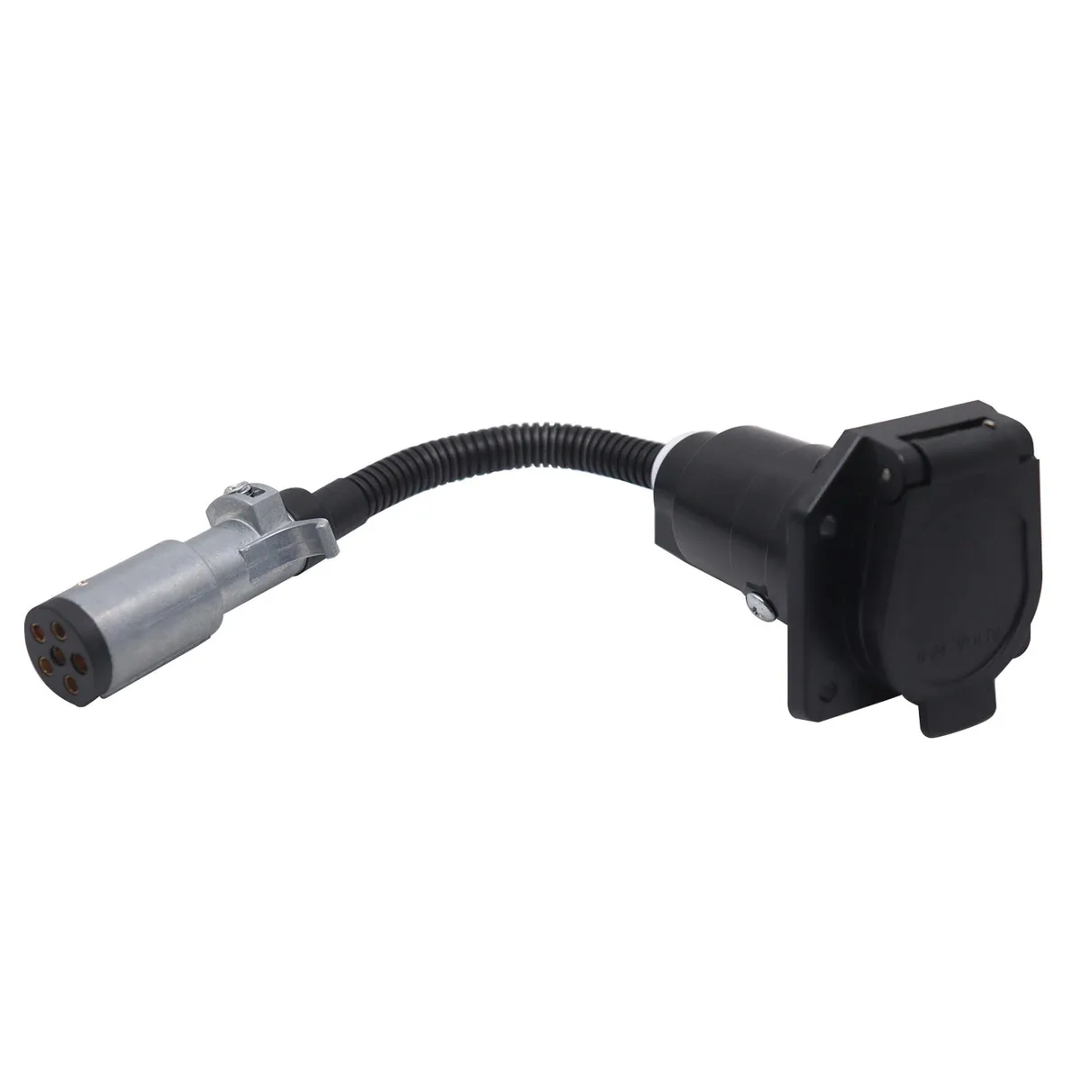 CARROFIX CARROFIX 6-Way Round to 7-Way RV Blade Trailer Wiring Adapter — product photo