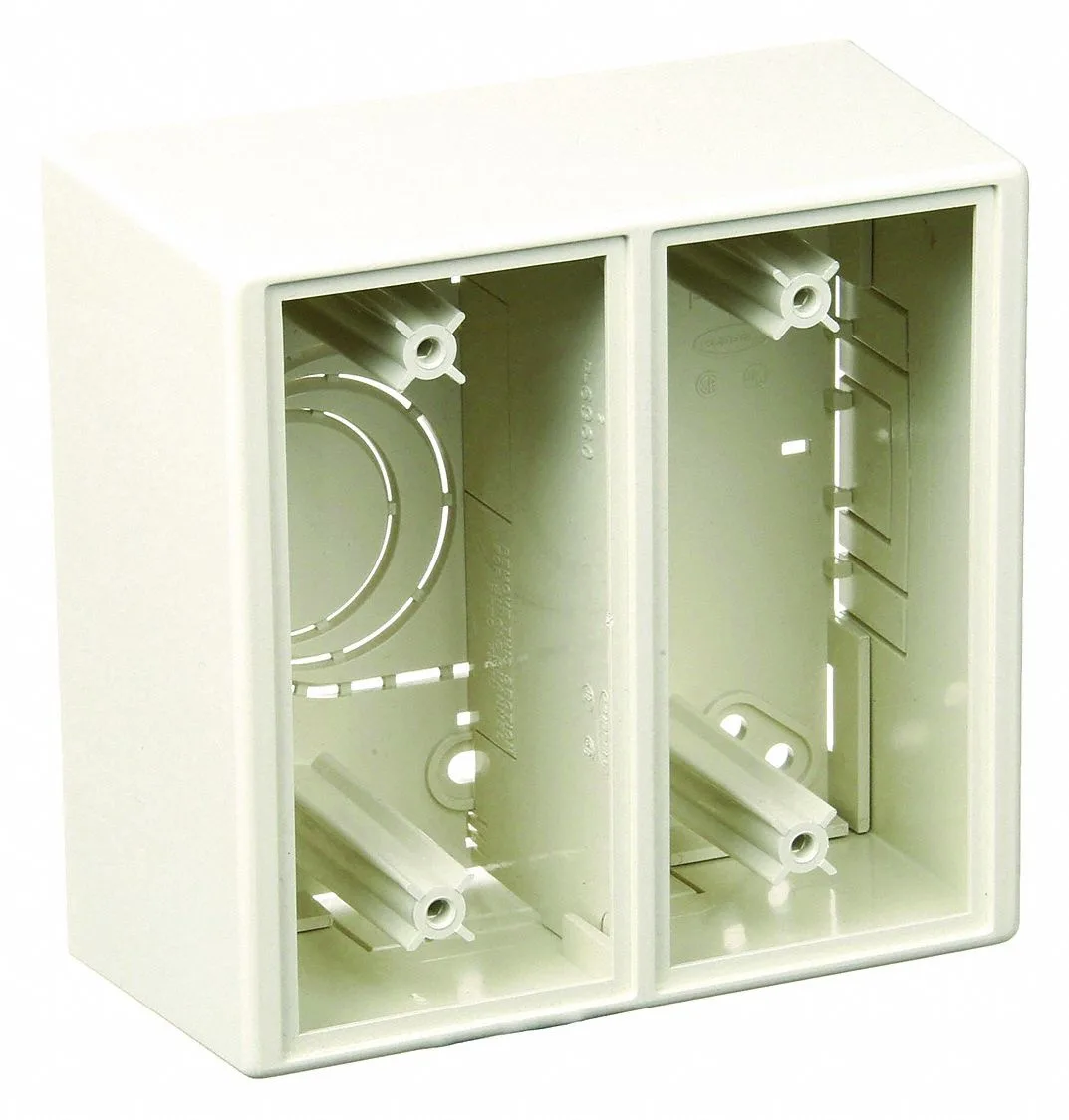 Hubbell Incorporated Hubbell Incorporated PDB12TGD Divided Box White PVC — product photo
