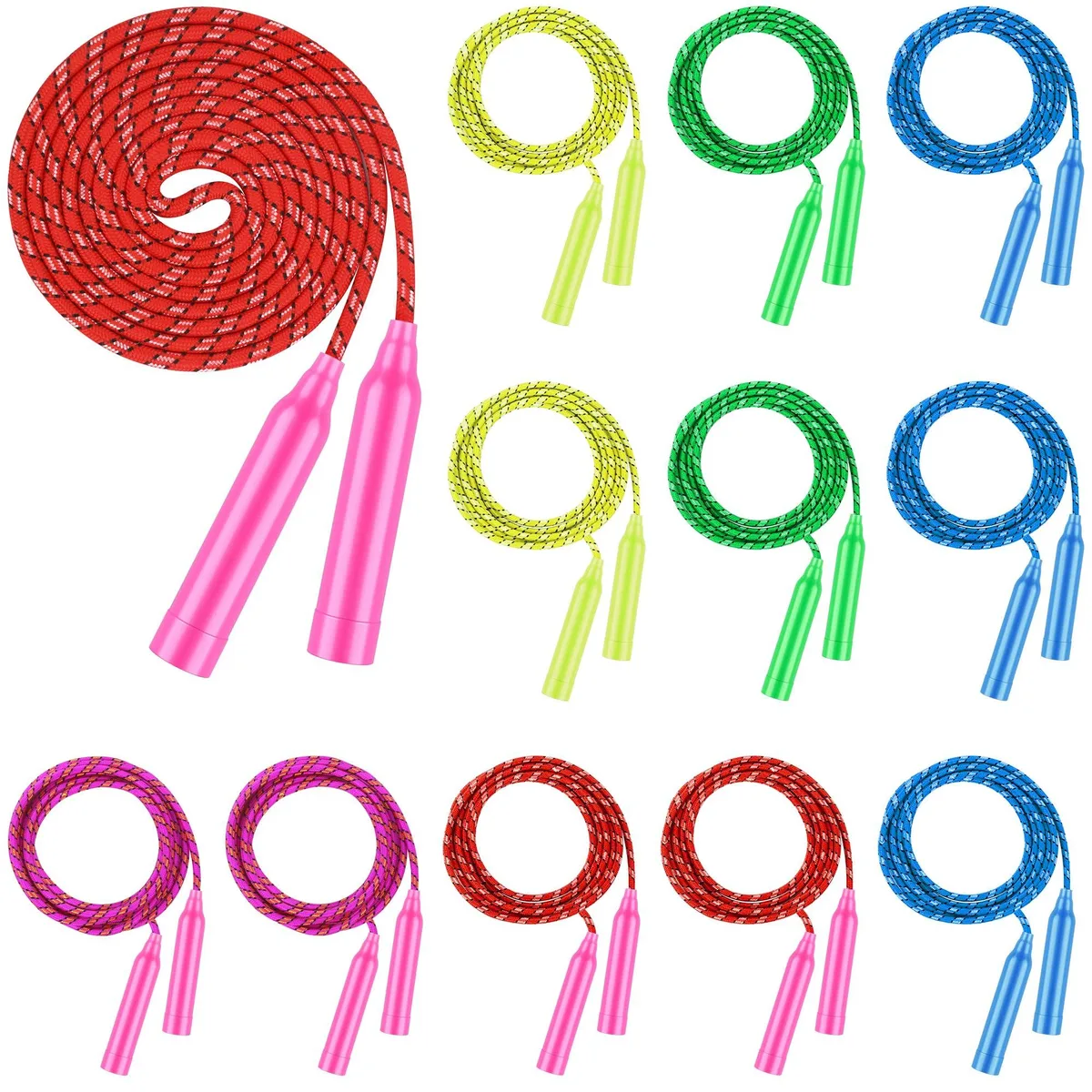  12-Piece Nylon Jump Rope 7.2 ft — product photo
