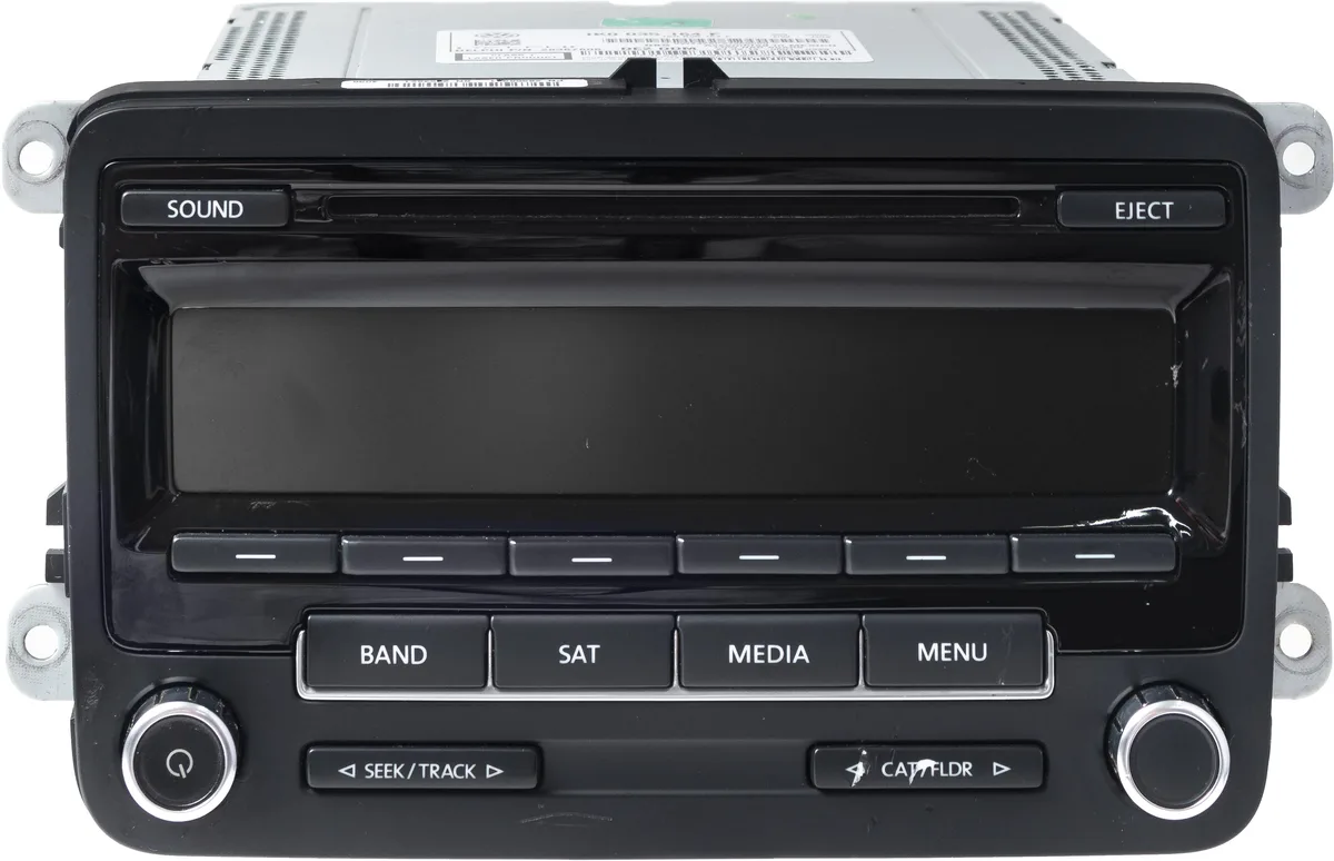 1 Factory Radio 1 Factory Radio 1K0035164F Receiver 2013-2015 Volkswagen Passat AM FM CD MP3 — product photo
