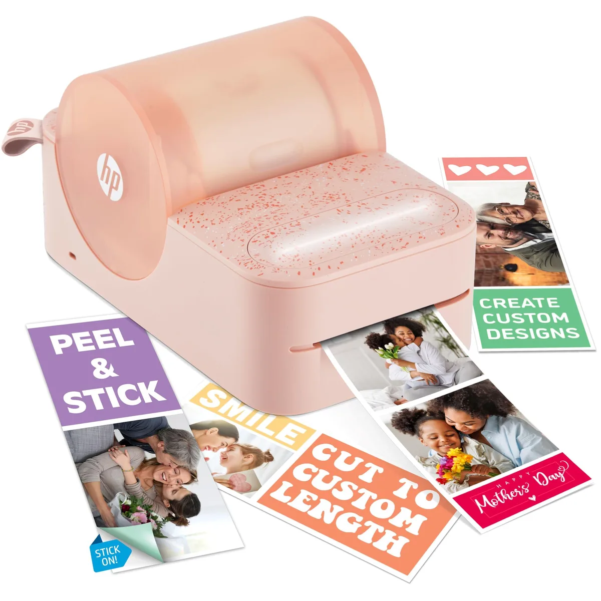 HP HP Sprocket Panorama Photo Label Printer Pink — product photo