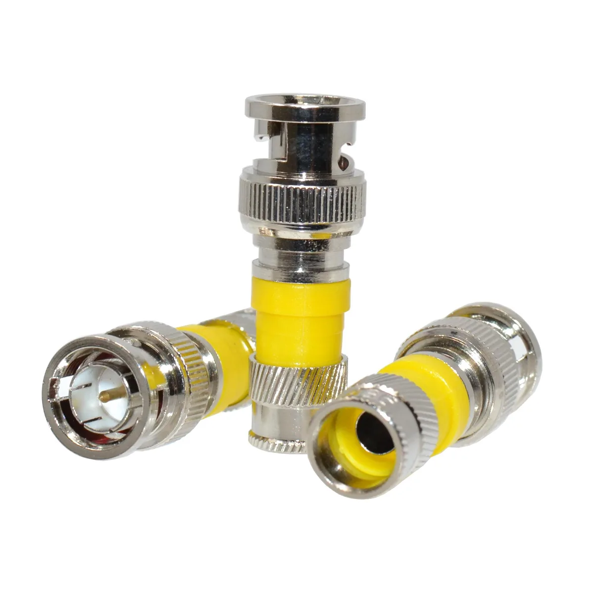 Logico Logico 100X-BNC119 BNC Compression Connector RG6 Quad Shield 100 Pack 75 Ohm — product photo