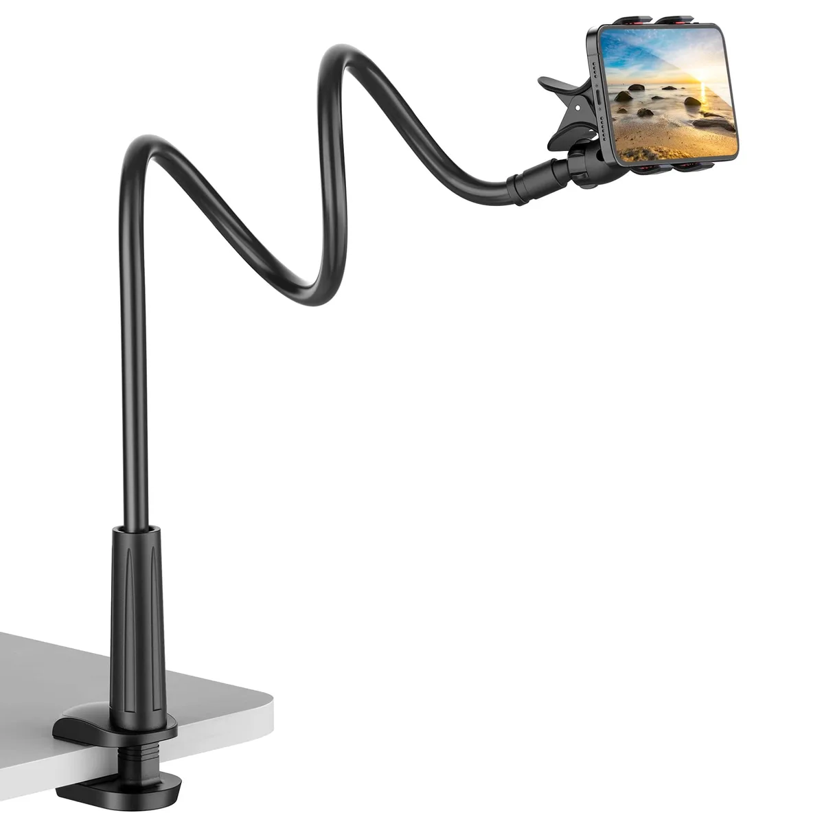 Vivitar VIVI MAO-0918 Gooseneck Phone Mount Black 80cm Arm — product photo
