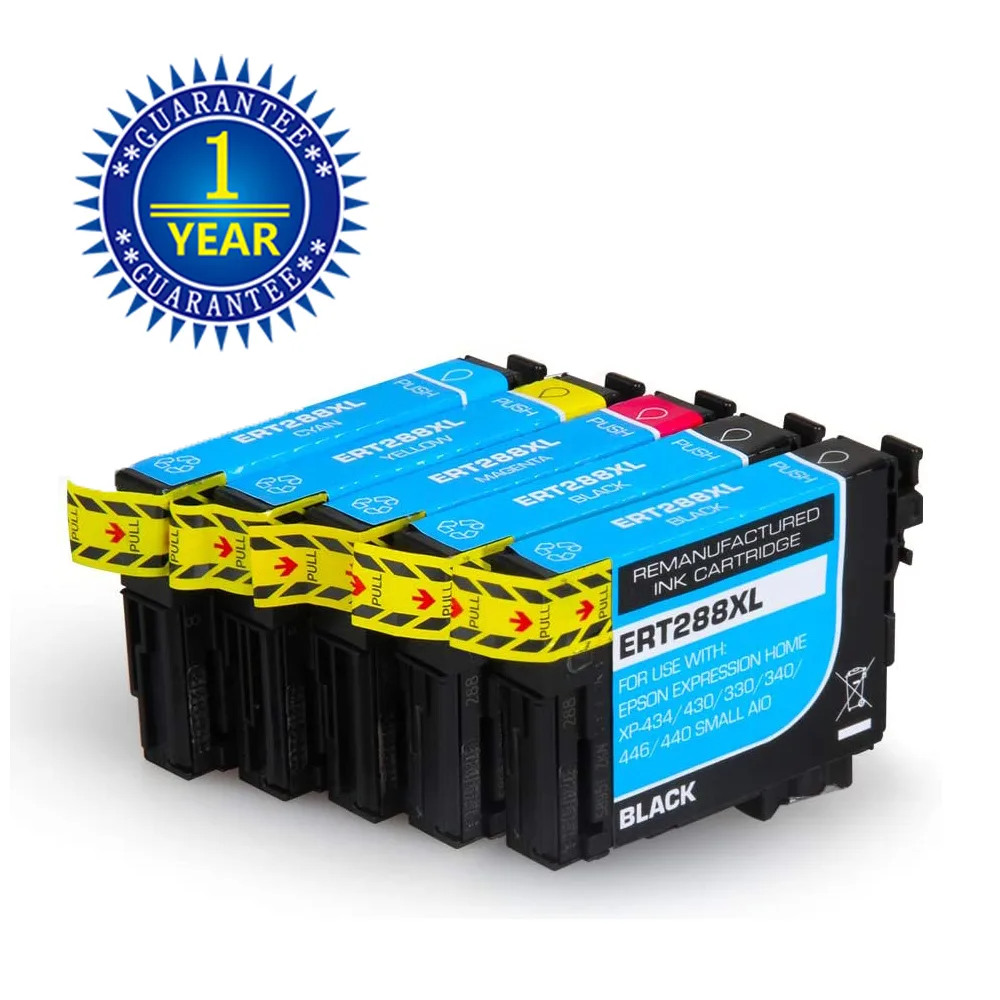 V4ink V4ink T288XL 5-pack ink cartridges (2 black, cyan, magenta, yellow) — product photo