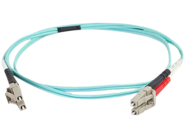 Cables To Go Cables To Go 1000 4m LC-LC OM4 Duplex Multimode PVC Fibre Optic Cable Aqua — product photo