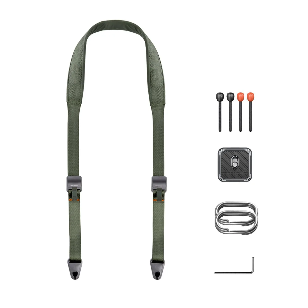 PGYTECH QP-CB 1.8" Wide Padded Camera Strap Green — product photo