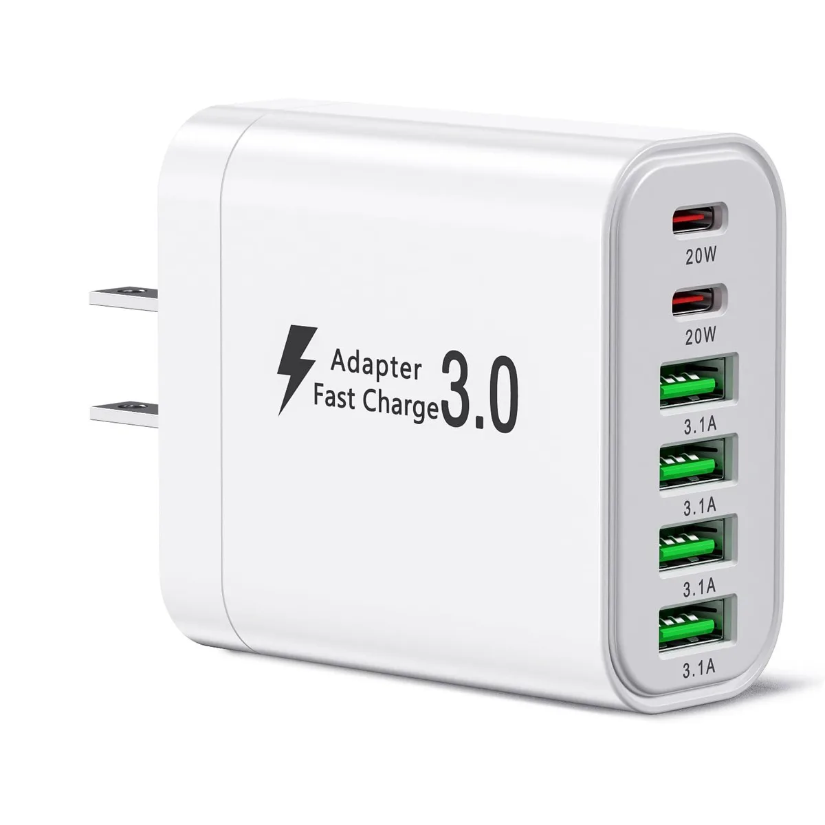  nongxiang Yili-PD3512 70W 6-Port USB Charger White — product photo
