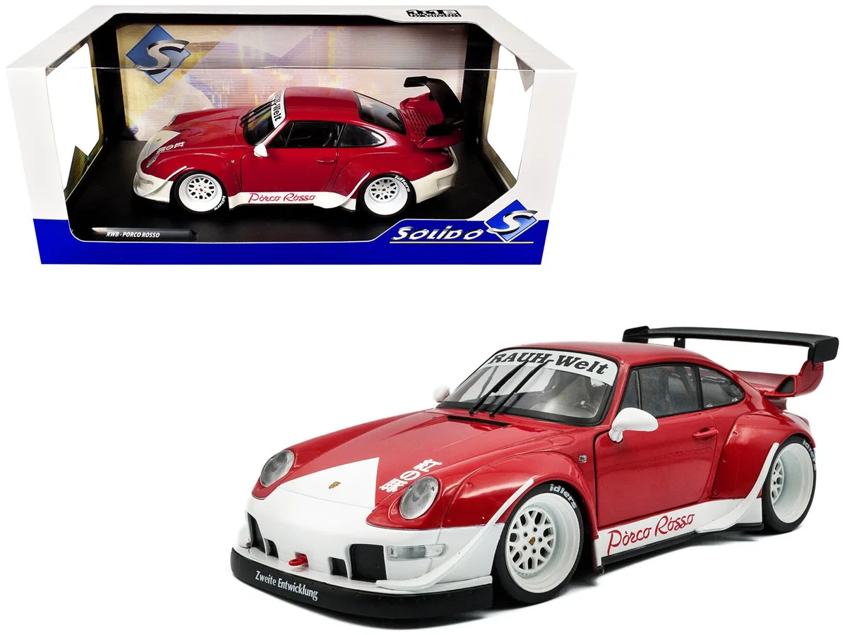 Solido Solido 2020 RWB Bodykit "Porco Rosso" 1/18 Diecast Car — product photo