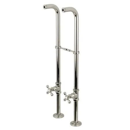 KINGSTON BRASS KINGSTON BRASS CC266S6AX freestanding tub faucet supply line package polished nickel — product photo