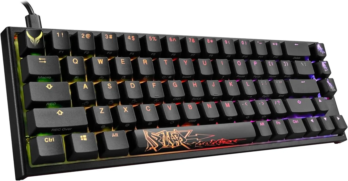 PowerColor PowerColor USB-C x Ducky One 2 SF 65% Mechanical Keyboard Kailh Brown Switches — product photo