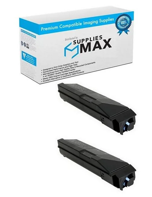 SuppliesMax SuppliesMax 2-pack Black Toner Cartridge 30000 Pages for Copystar CS-4550ci/CS-4551ci/CS-5550ci/CS-5551ci — product photo