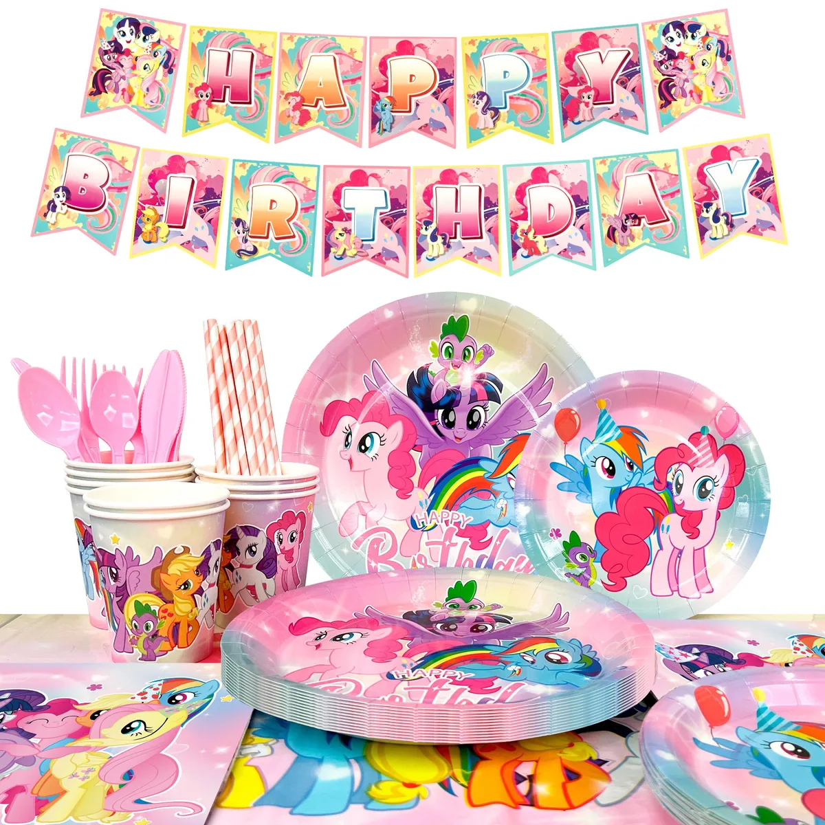 InBoxxarty InBoxxarty My Little Pony Party Supplies 144 Pcs — product photo