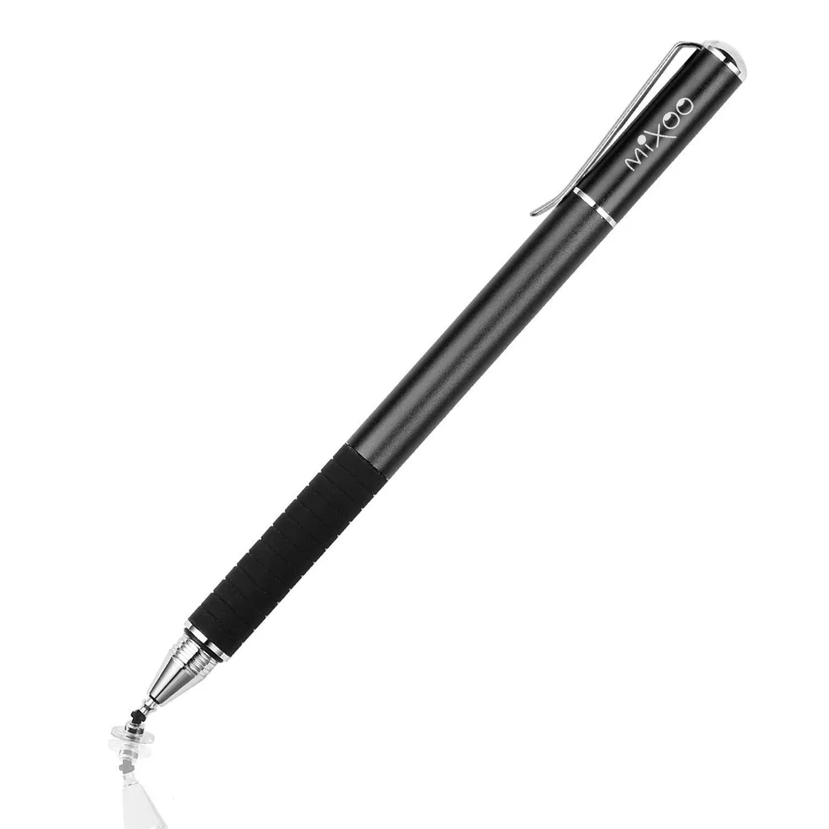  Mixoo 2-in-1 Disc and Fiber Tip Stylus Black — product photo