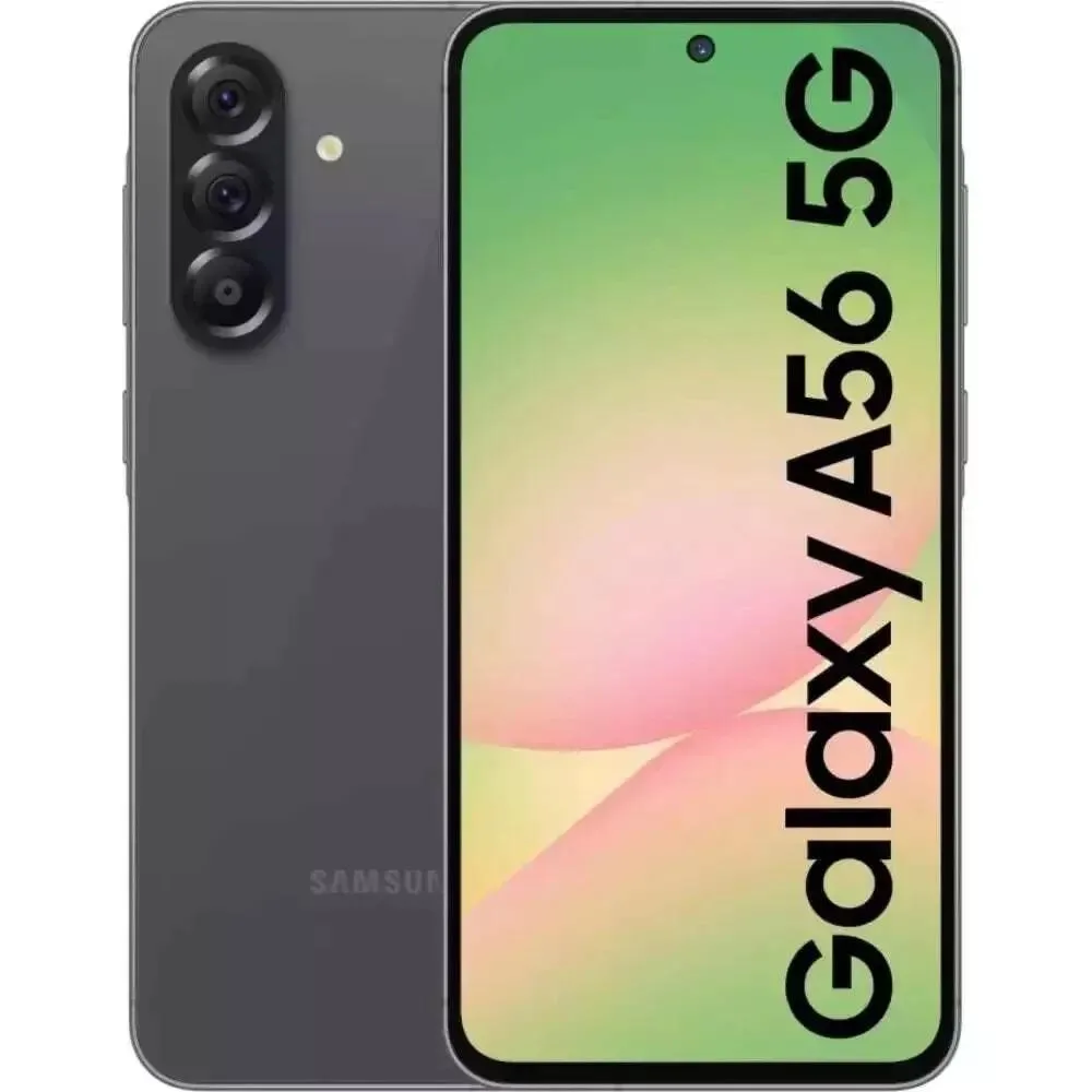 SAMSUNG SAMSUNG Galaxy A56 5G 256GB 12GB RAM Awesome Graphite cell phones - unlocked — product photo