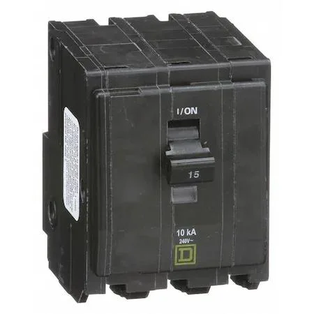 SQUARE D SQUARE D QO315 15A 3 Pole 120/240V AC Circuit Breaker — product photo