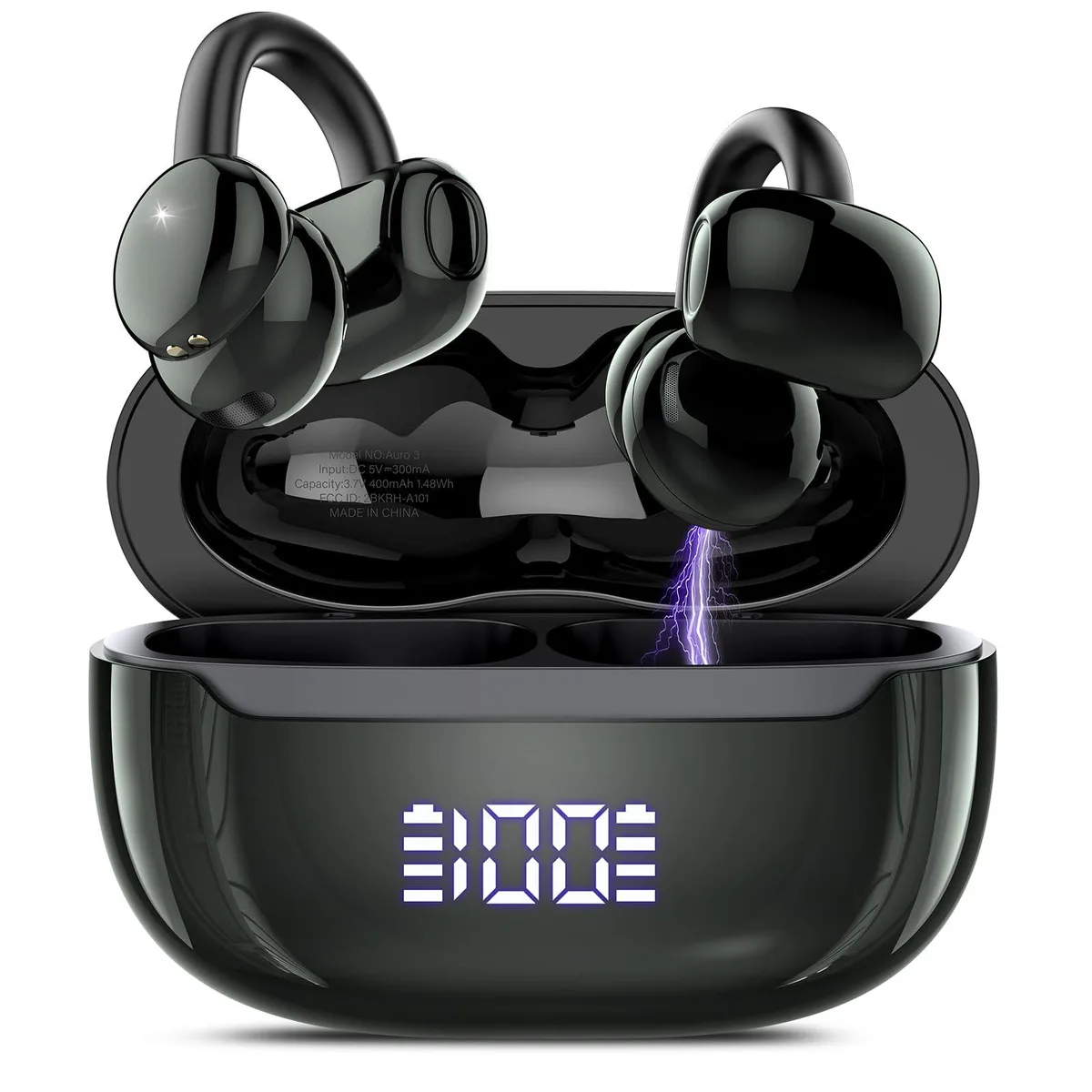 DUCOCUB Auro 3 Open Ear Clip Headphones Bluetooth 5.4 48H — product photo