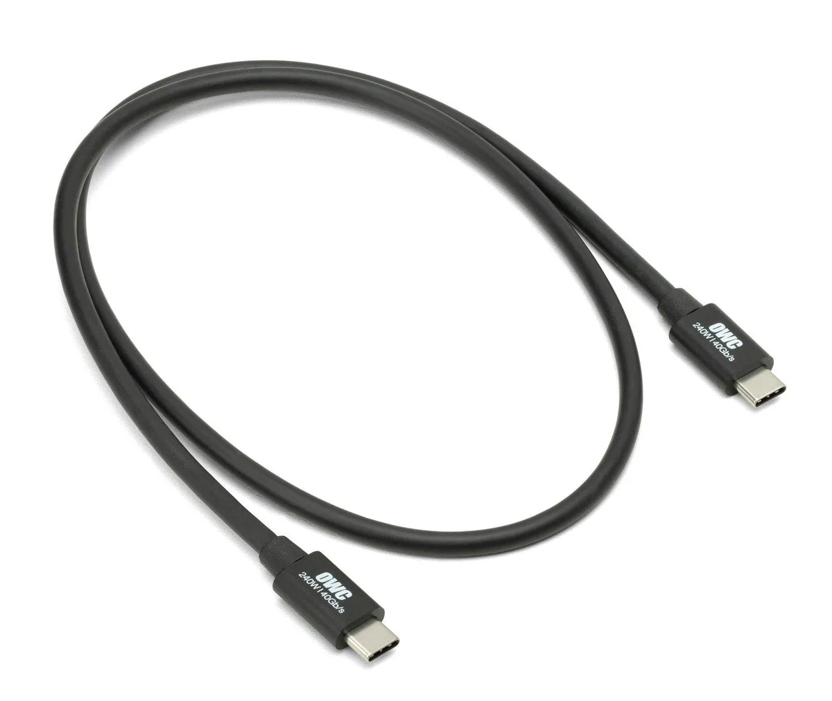 OWC OWC Thunderbolt 4 Cable 0.7 m 40 Gb/s 240W Black — product photo