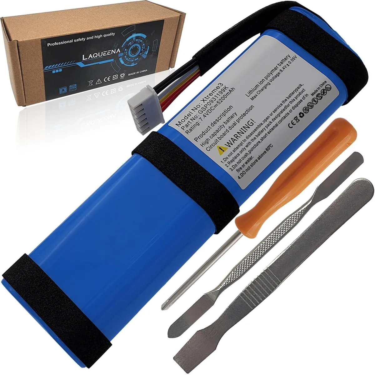 V2 Technologies V2 Technologies 5200mAh Battery for Xtreme 3 with Tools — product photo